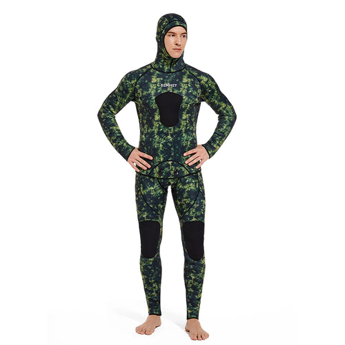 Neoprene Hooded Front Zippered Wetsuit