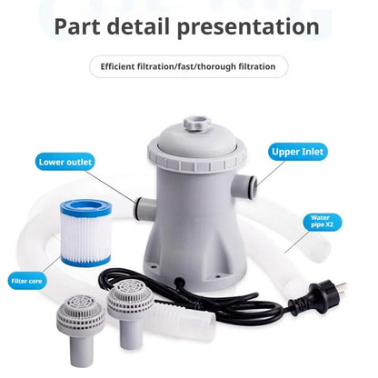 330 GPH Filter Pump for Above Ground Pools & Small Spas