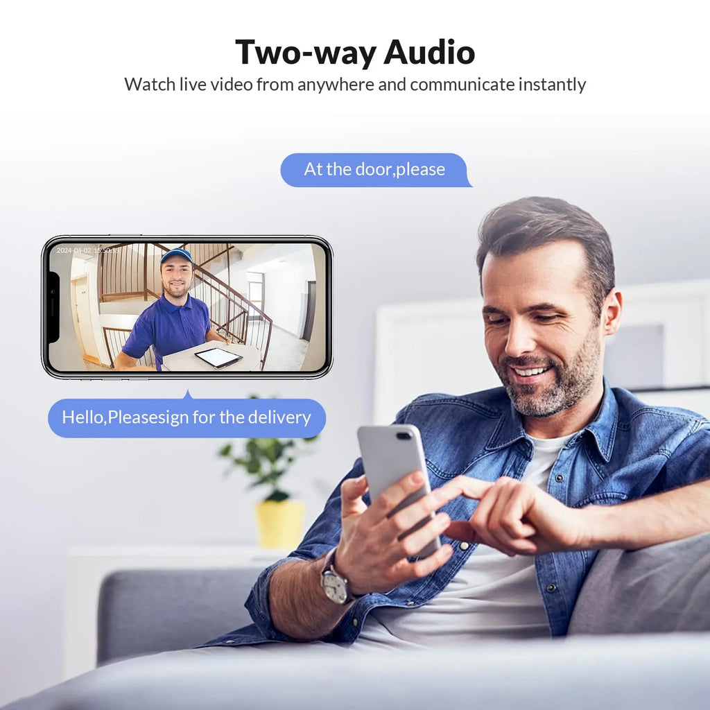 HD Wireless WiFi Visible Doorbell Camera Waterproof