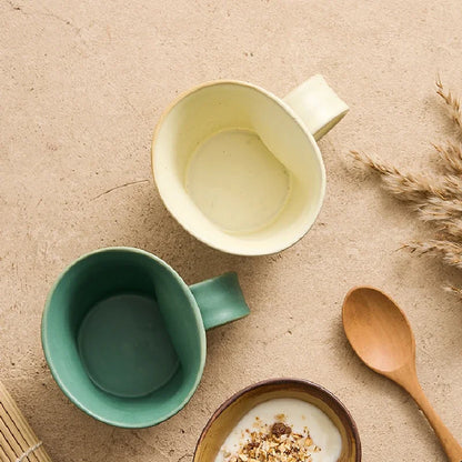 Japanese Coarse Pottery Retro Cappuccino Cup