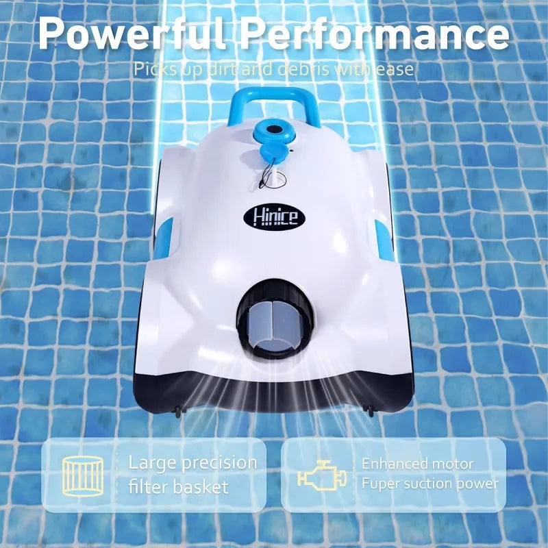 Cordless Robotic Pool Cleaner for In-Ground/Above Ground Pools