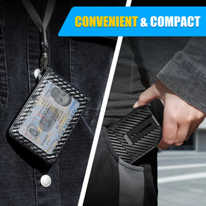 Aluminum Slim Carbon Fiber Wallet