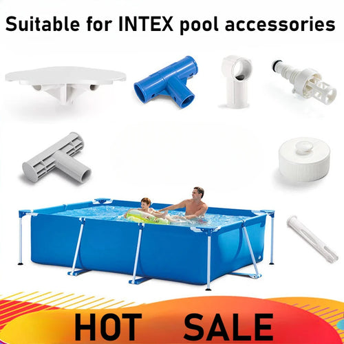 5.5cm Inflatable Swimming Pool Bracket Pin 2.2-4.5m Three Way T-Shaped Adapter Pool Replacement Spare Parts