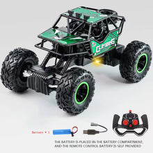 1:16 2WD Car with LED Light 2.4G 20KM/H High Speed Off-Road Climbing Remote Control Car