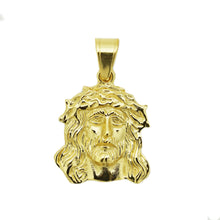 Gold color 316L Stainless Steel Jesus Charm Necklace