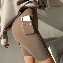High Waist Casual Tight Shorts For Women