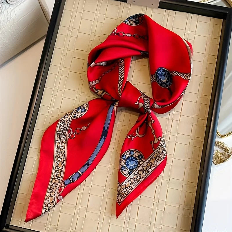 Printed Pashmina Silk Scarf