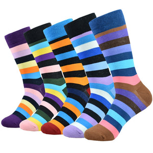 Colorful Designer Print Combed Cotton Socks