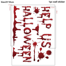 Halloween Bloody Wall Stickers Decorations