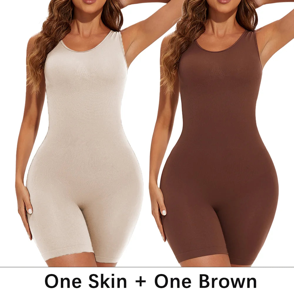 POKARLA Full Coverage Wide Shoulder Body Seamless Shaper