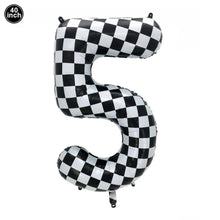 40'' Number Racetrack Balloons