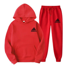 Hooded Top and Sweatpants Two-piece Set