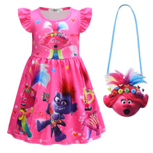 Troll Dress Cartoon Print