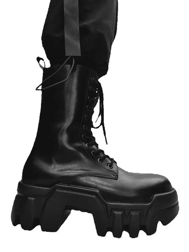 Owen Seak Thick-soled Leather Boots