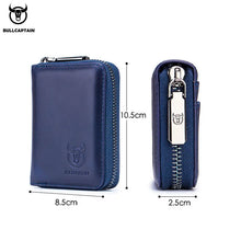 BULLCAPTAIN Genuine Leather RFID Blocking Wallet