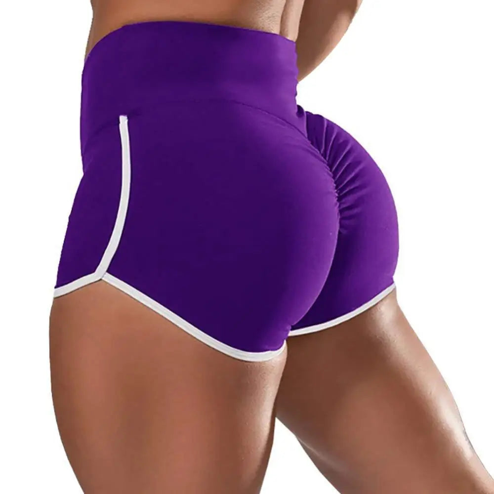 Elastic Seamless Fitness Shorts for Women