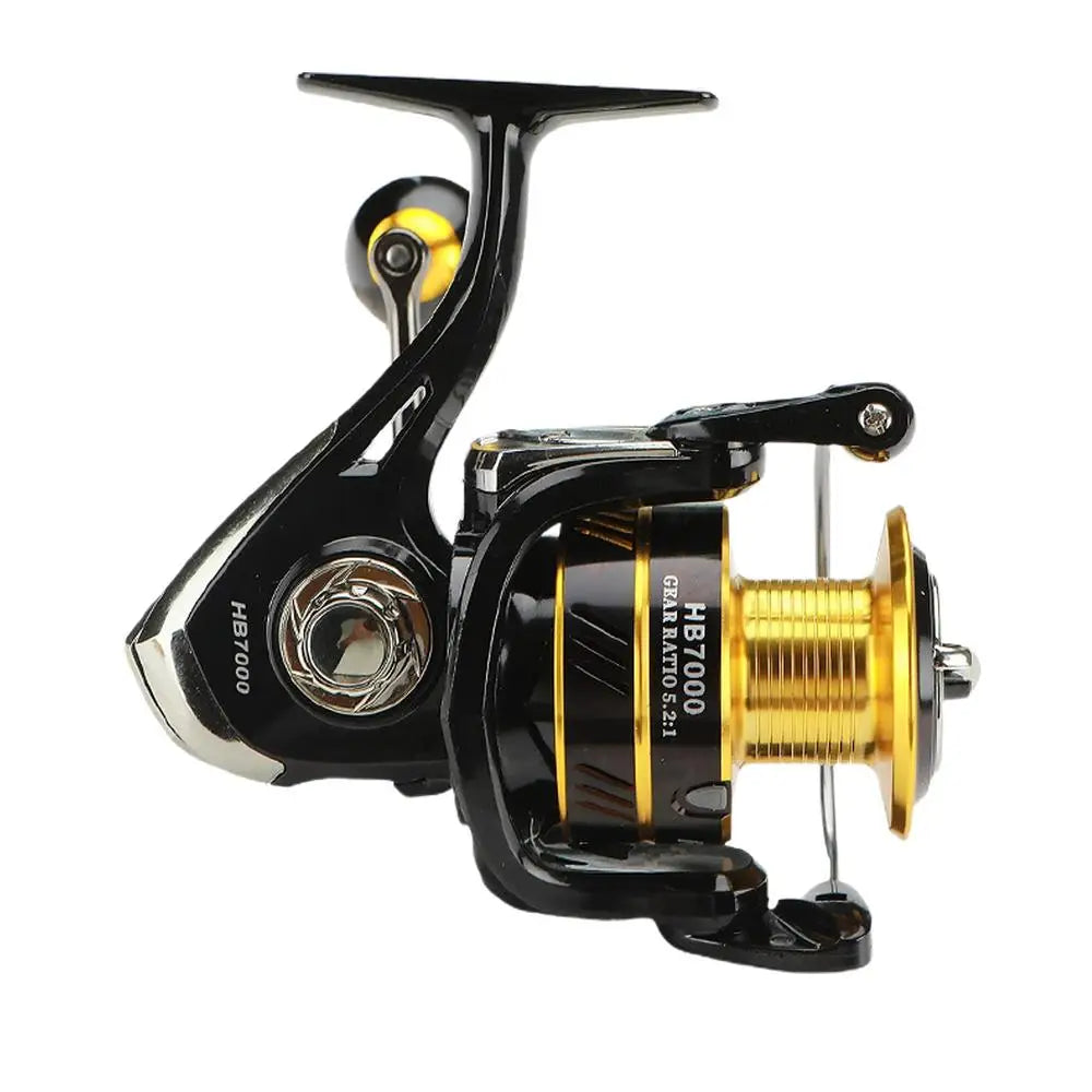 Lightweight 5:2:1 Speed Spinning Fishing Reel 2000-7000 Series