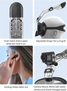 Underwater Snorkeling Half Face Children Snorkeling Mask