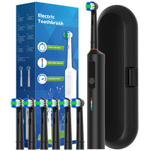 Smart Rotating Electric Toothbrush with 6 Heads