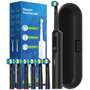 Smart Rotating Electric Toothbrush with 6 Heads