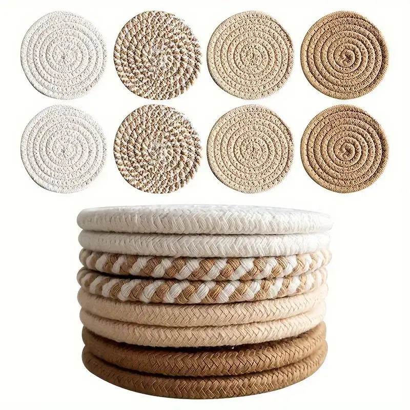 8-Piece Set Absorbent Coasters for Drinks