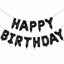 13pcs Happy Birthday Decoration Balloons Pink Blue Letter Foil Ballons Set Birthday Party Decor Air Globos Balony Anniversaire