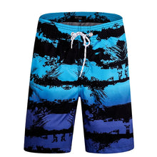 Colorful 3D Print Graphic Swim Trunks