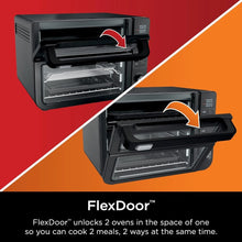 13-in-1 Double Oven with FlexDoor Microwave Oven