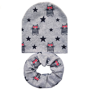 Cartoon Dinosaur Baby Head Scarf Hat Set