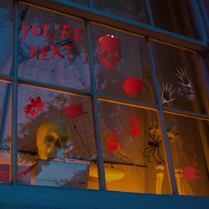 Halloween Bloody Wall Stickers Decorations