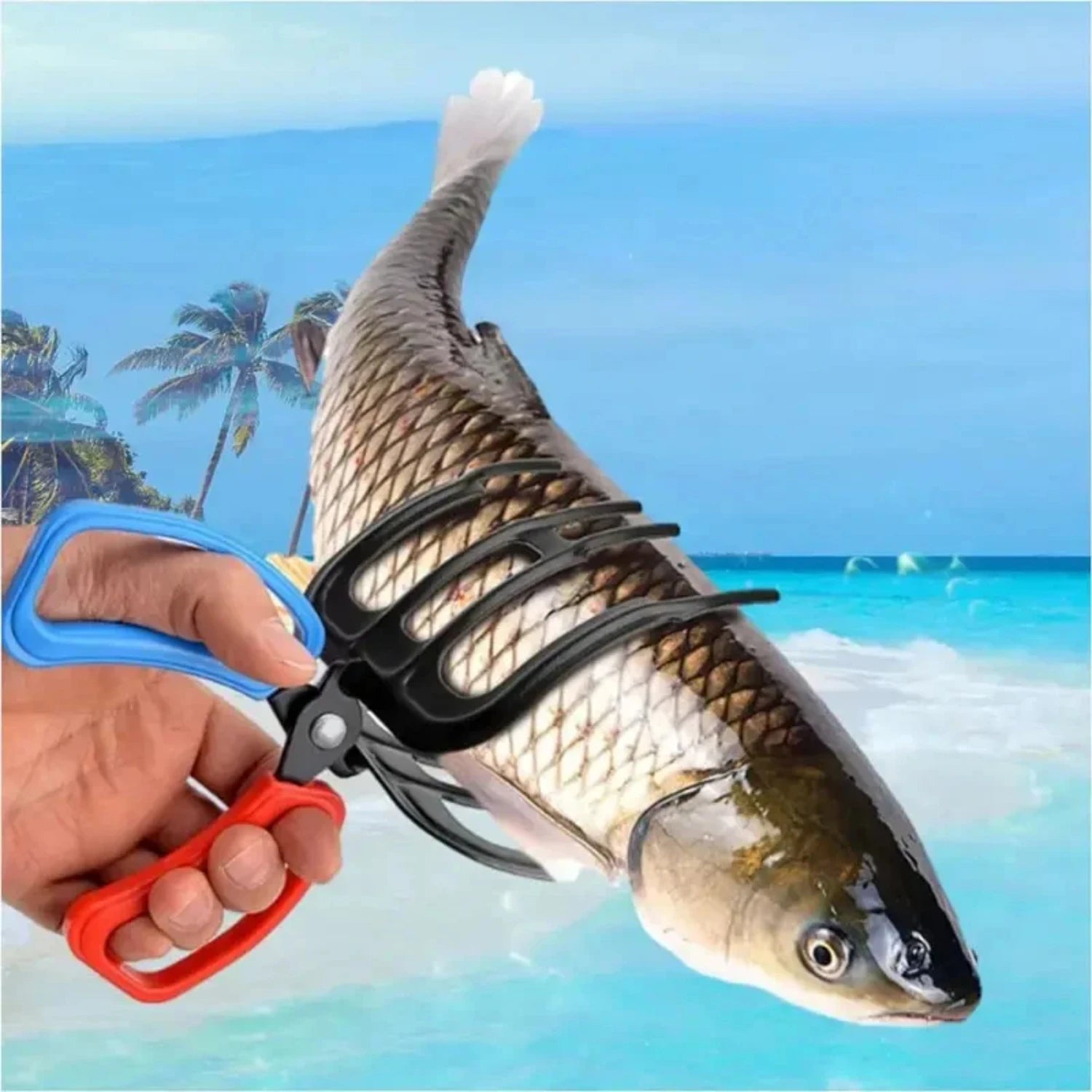 3-claw Fish Gripper Anti-slip Portable Fishing Tool