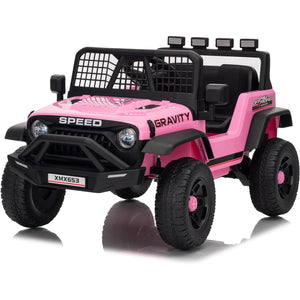 12V Kids Ride On Vehicle w/Parent Remote Control 3 Speeds