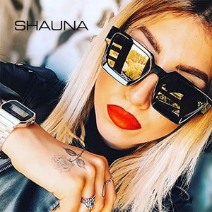 SHAUNA Popular Square Sunglasses