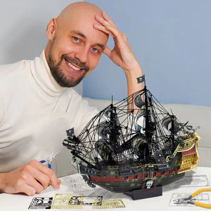 3D Metal Puzzle The Queen Anne's Revenge Pirate Ship