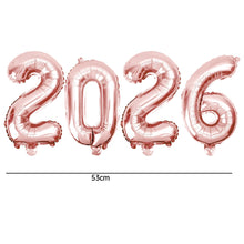 Foil Number New Years Balloon