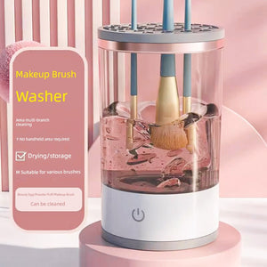 Cosmetic Brush Cleaning Electric Scrubber