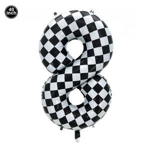 40'' Number Racetrack Balloons