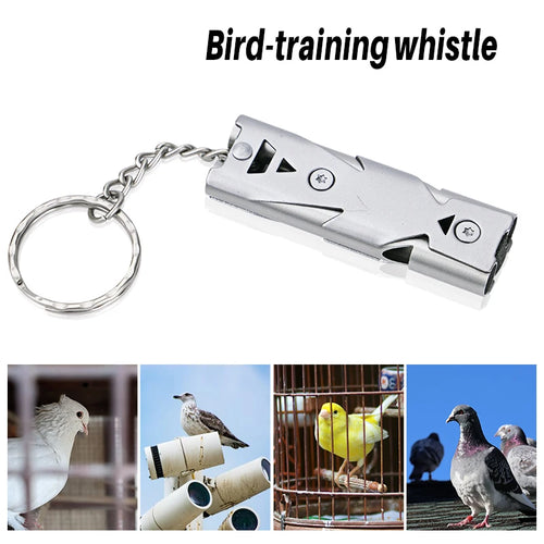 Birds Ultrasonic Training Whistle Stainless Steel