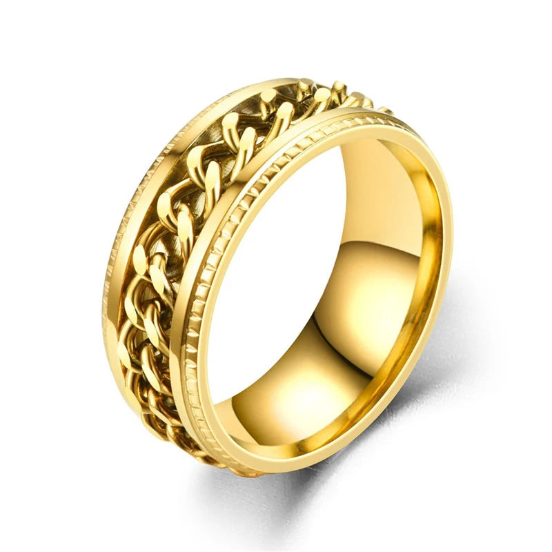 Titanium Steel Rotatable Chain Ring