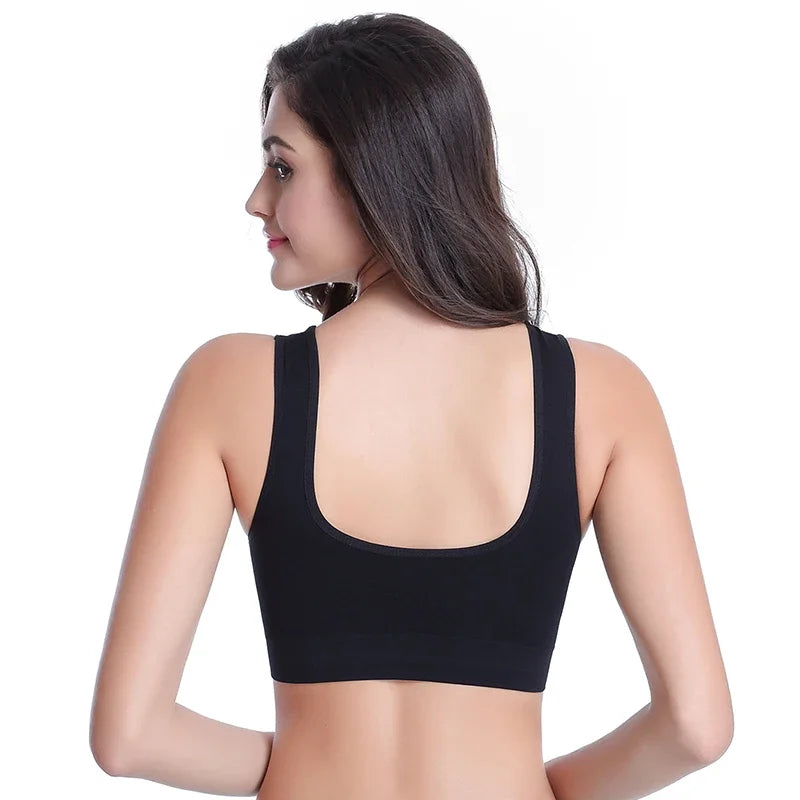 3pcs Seamless Active Bra With Removable Pad