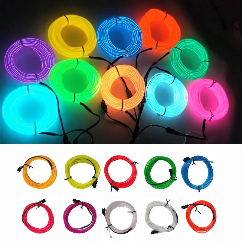 Neon Cables Examples Neon Glow Wire Cable – Arkmis