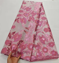 Nigerian Damask Tulle Lace Fabric