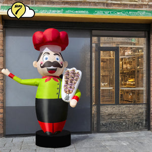 2.5m Restaurant Chef Advertising Inflatable