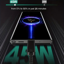 45W PD Super Fast Charger USB C Charger for Samsung Galaxy