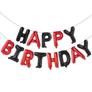 13pcs Happy Birthday Decoration Balloons Pink Blue Letter Foil Ballons Set Birthday Party Decor Air Globos Balony Anniversaire