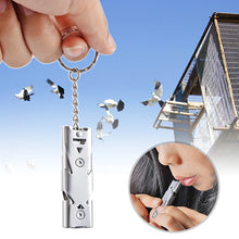 Birds Ultrasonic Training Whistle Stainless Steel