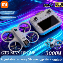 Xiaomi GT3 MAX 8K HD Mini Foldable LED Dual Camera Motor Intelligent Obstacle Avoidance Quadcopter