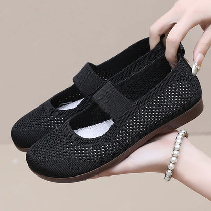 Lightweight Soft Bottom Flat Soled Slip-on Shoes