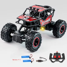 1:16 2WD Car with LED Light 2.4G 20KM/H High Speed Off-Road Climbing Remote Control Car