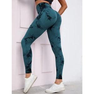 Seamless High Waist Tie Dye Leggings